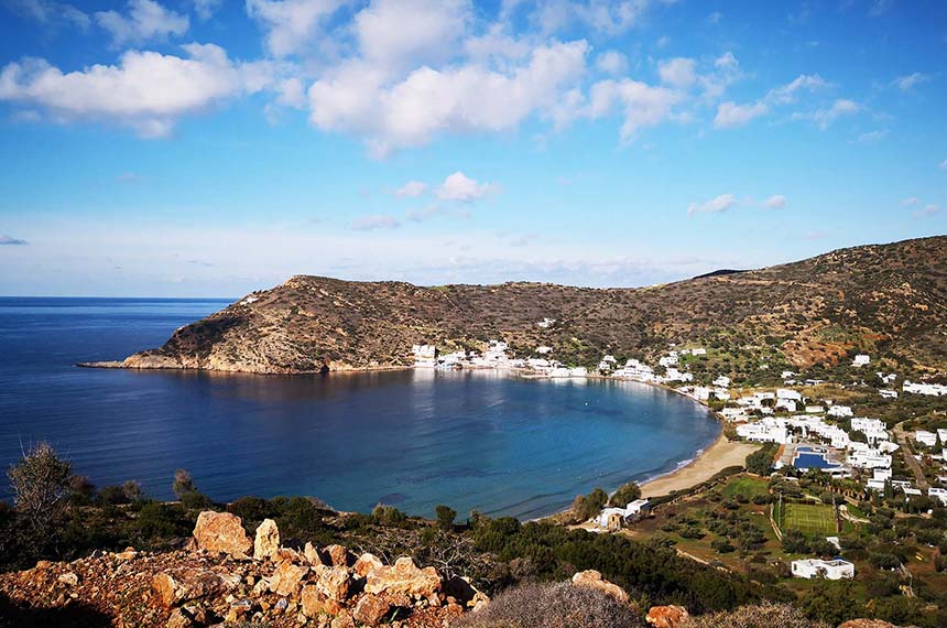 Vue panoramique de Vathi