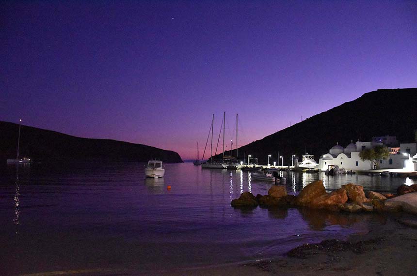 Nuit à Vathi Sifnos